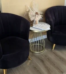 Reception area at Passion Lash and Brow, Mount Hawthorn, Perth, Western Australia. {{brizy_dc_image_alt imageSrc=